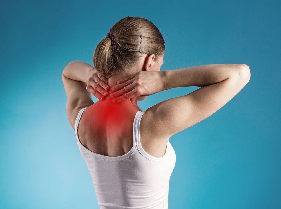 bolesť krku v dôsledku osteochondrózy